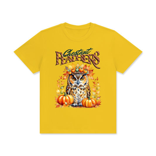 T-shirt,Harvest,Owl,Fall