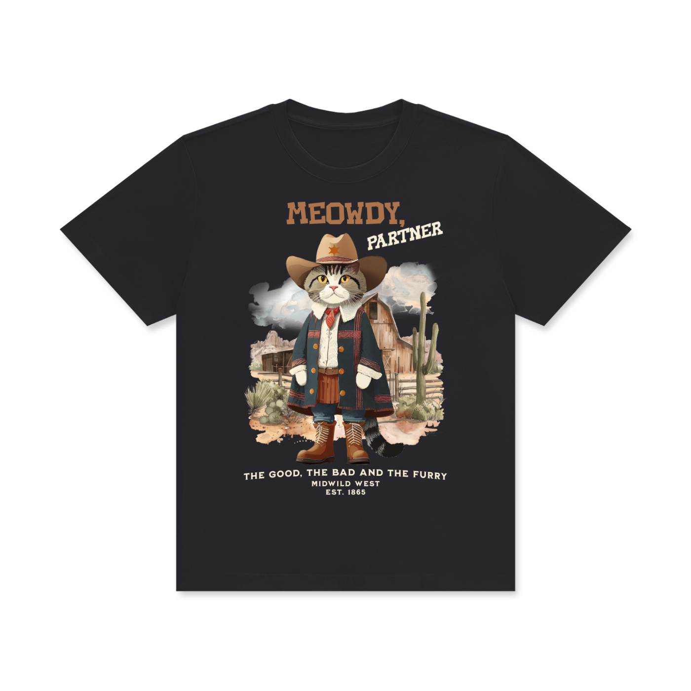 Cat,Meowdy,Western