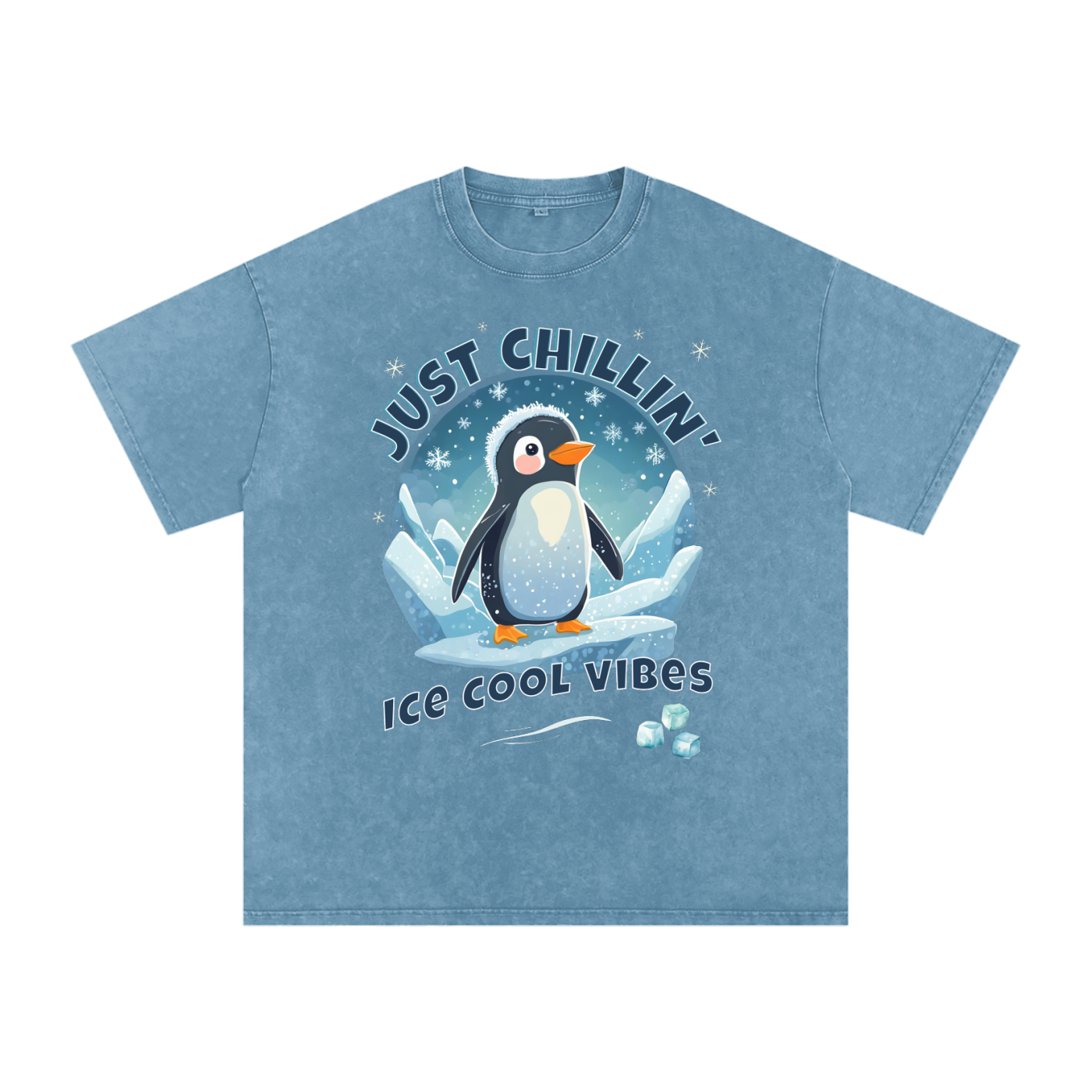 Penquin,Ice,Chillin',Cool