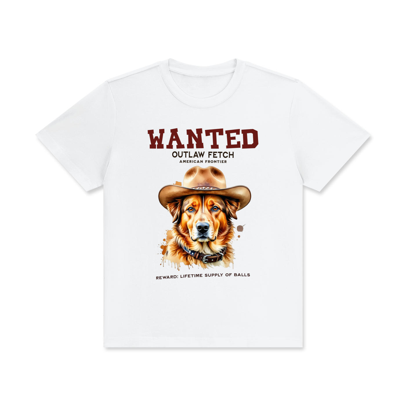 Golden Retriever,Outlaw,Wanted,American Frontier