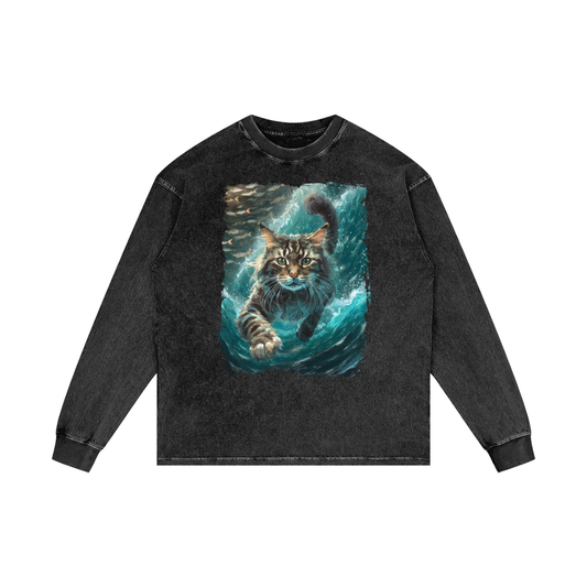 Cat,Swim,Cool