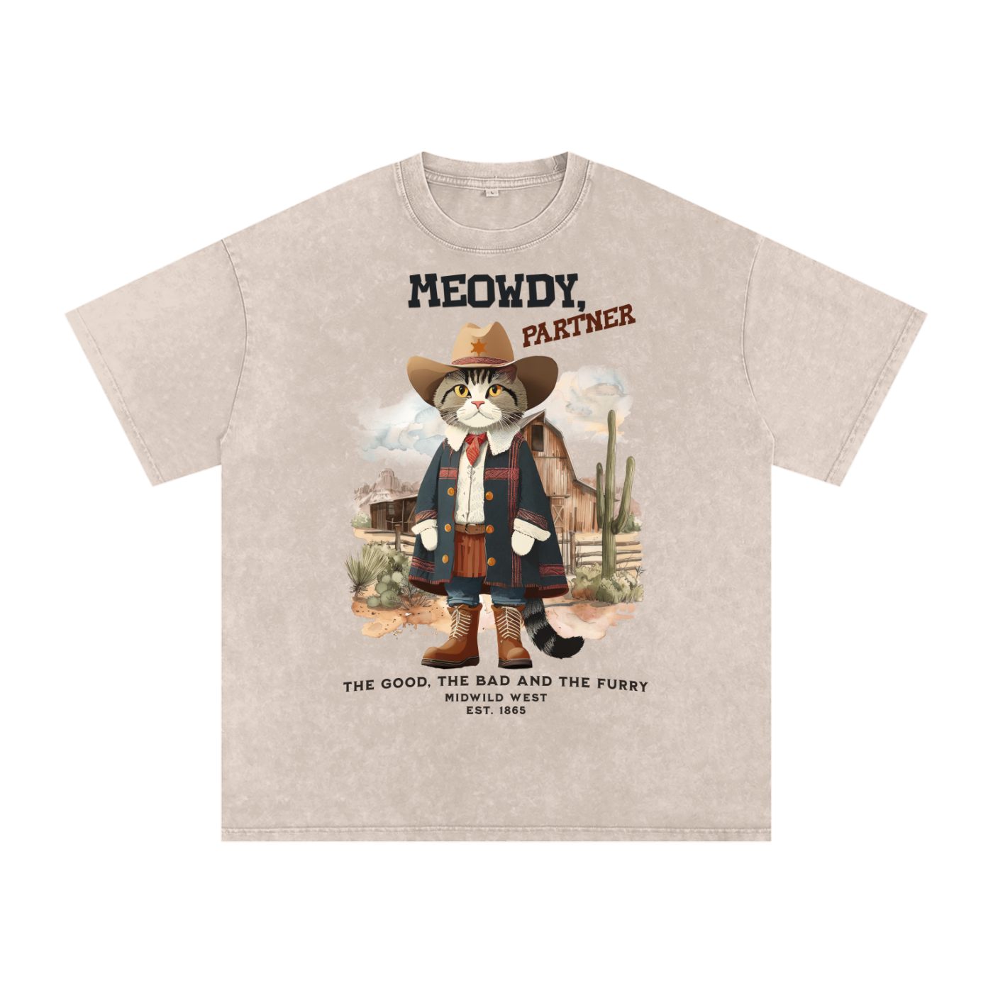 Cat,Meowdy,Western