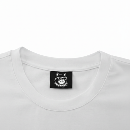 LONDON MEWS, CAT RULES - Unisex Classic Crew Neck Cotton T-Shirt