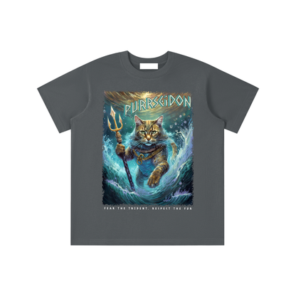 Greek,Purrseidon,Cat,Kids