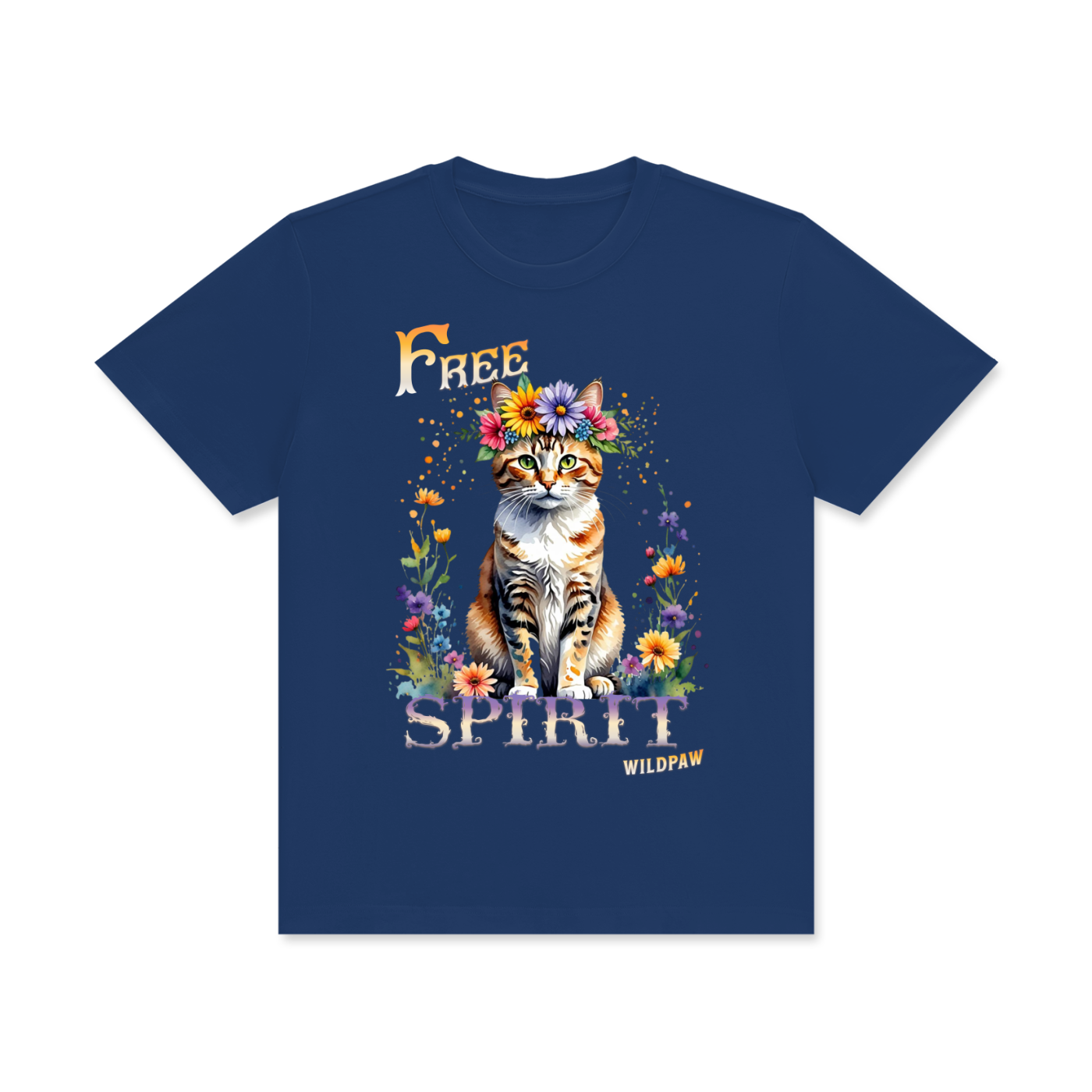 Cat,Flowers,Free Spirit