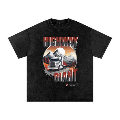 Highway,Truck,Mountains