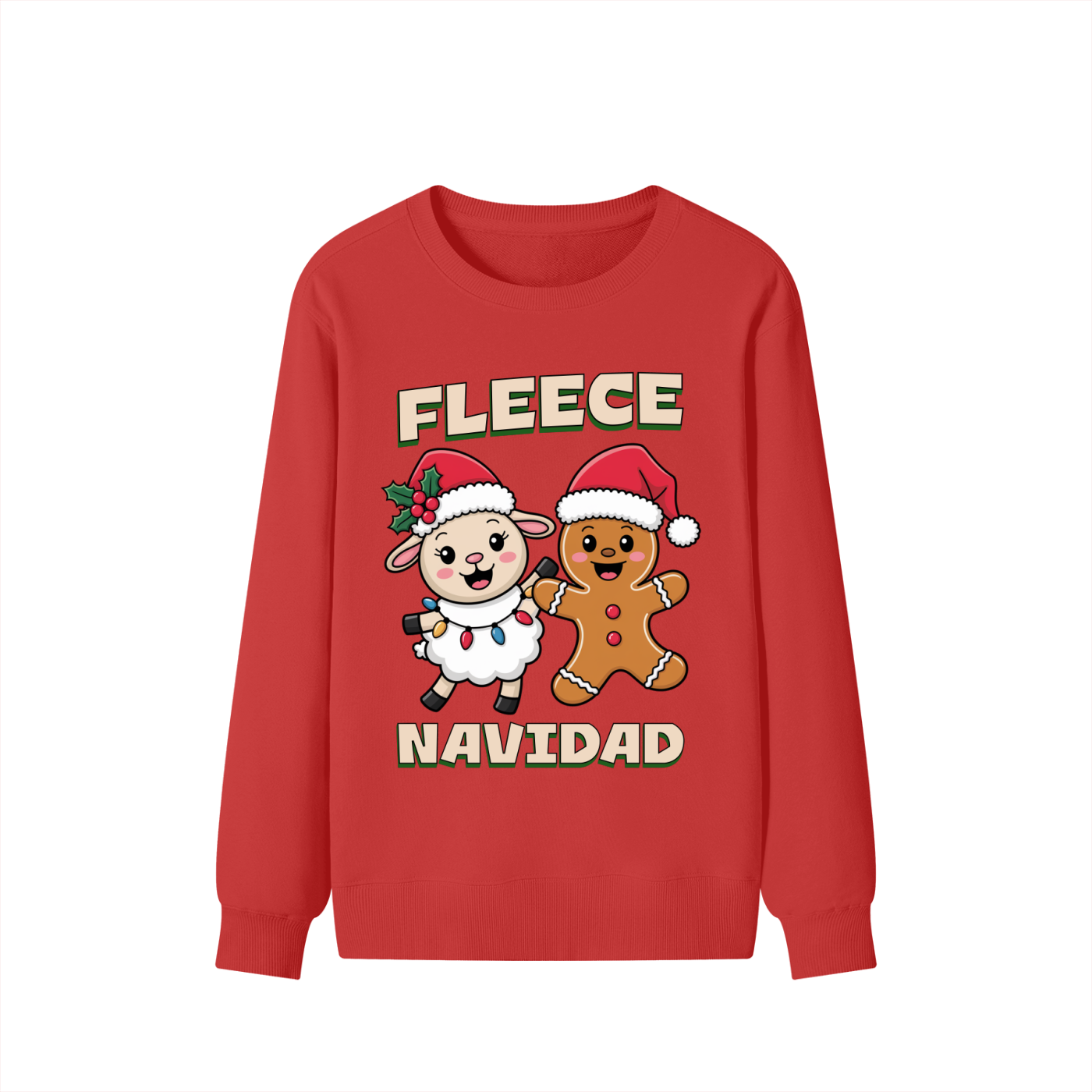 Christmas,Lamb,Gingerbread,Fun,Dance,Fleece,Navidad