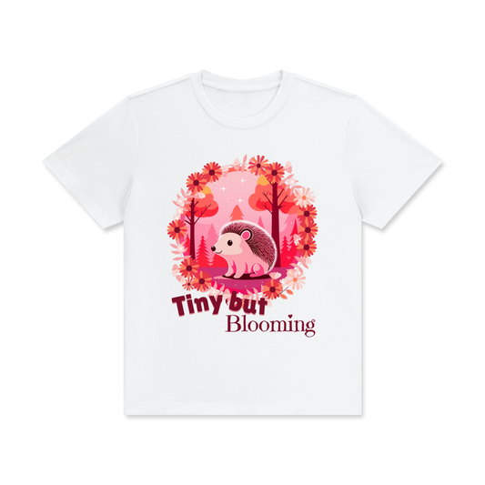 Pink,Hedgehog,Tiny,Blooming
