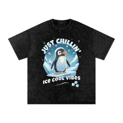 Penguin,Chillin',Ice,Cool