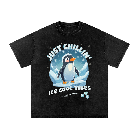 Penguin,Chillin',Ice,Cool