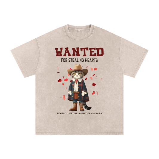 Wild West,Cat,Wanted,Hearts