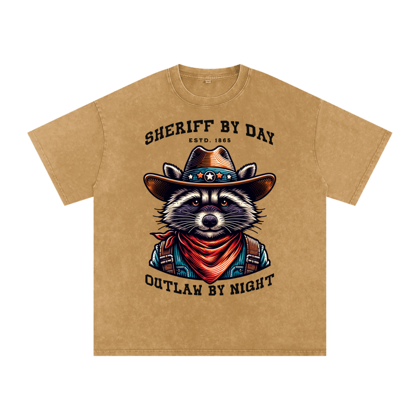 Raccoon,Sheriff,Outlaw,Day,Night