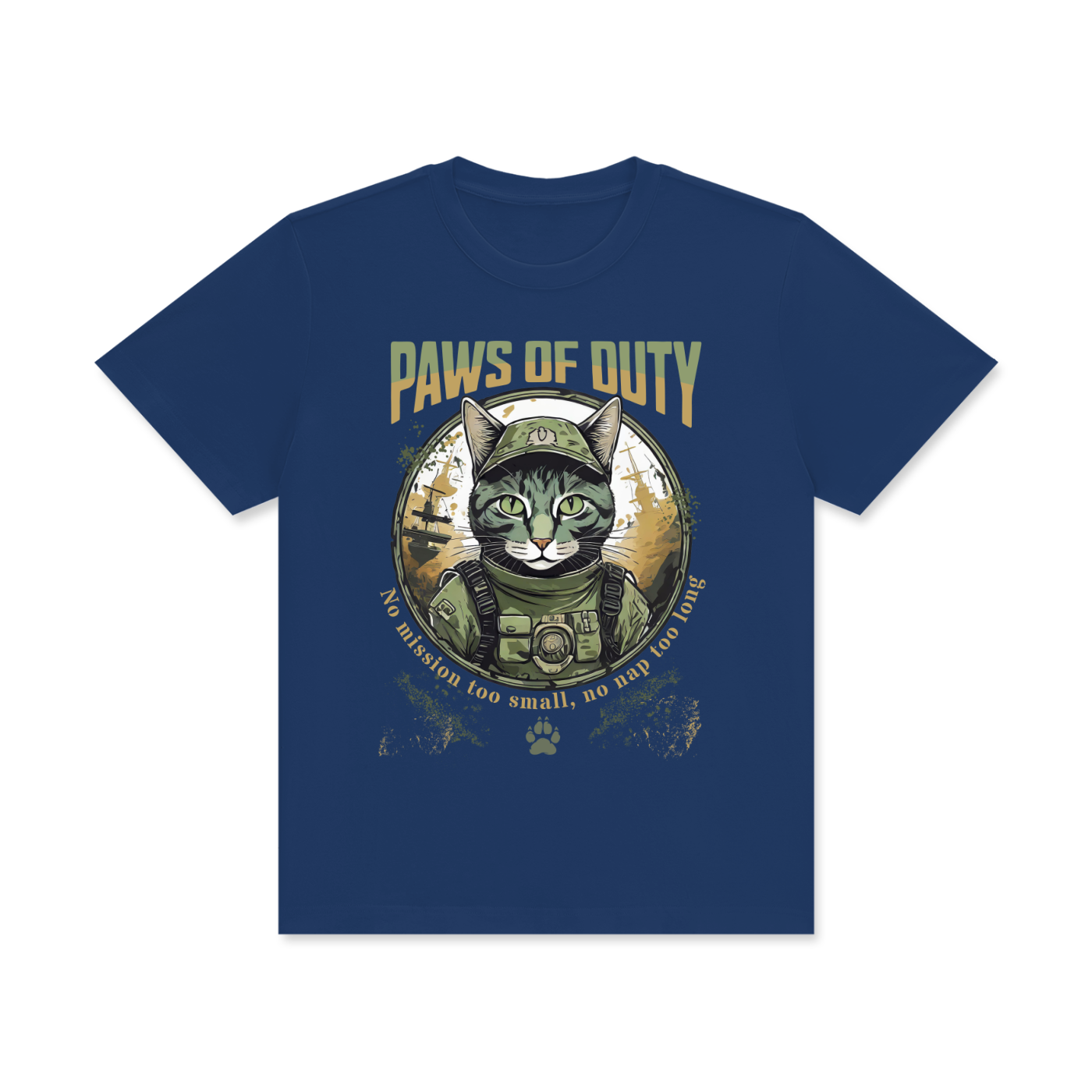 Army,Cat,Paw,Duty