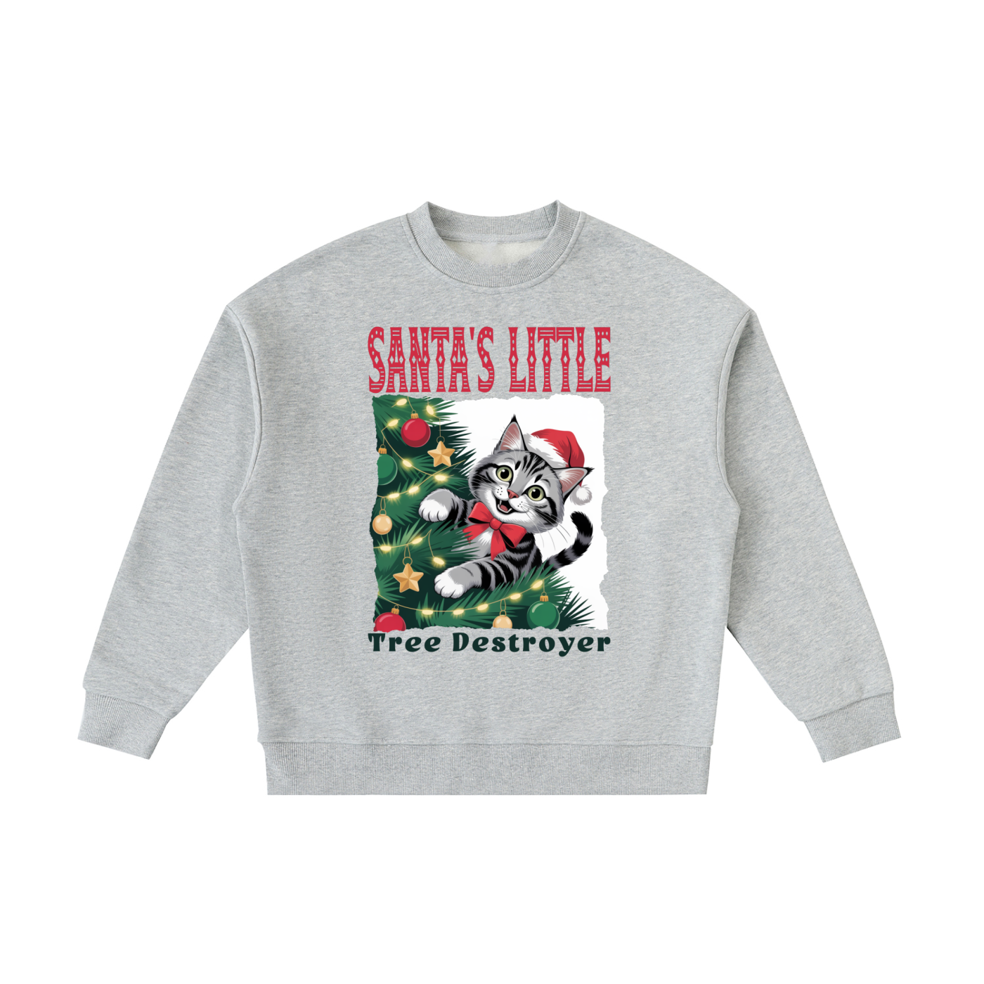 Santa's,Cat,Christmas,Tree,Destroyer,Kids