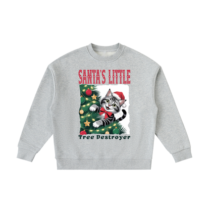 Santa's,Cat,Christmas,Tree,Destroyer,Kids