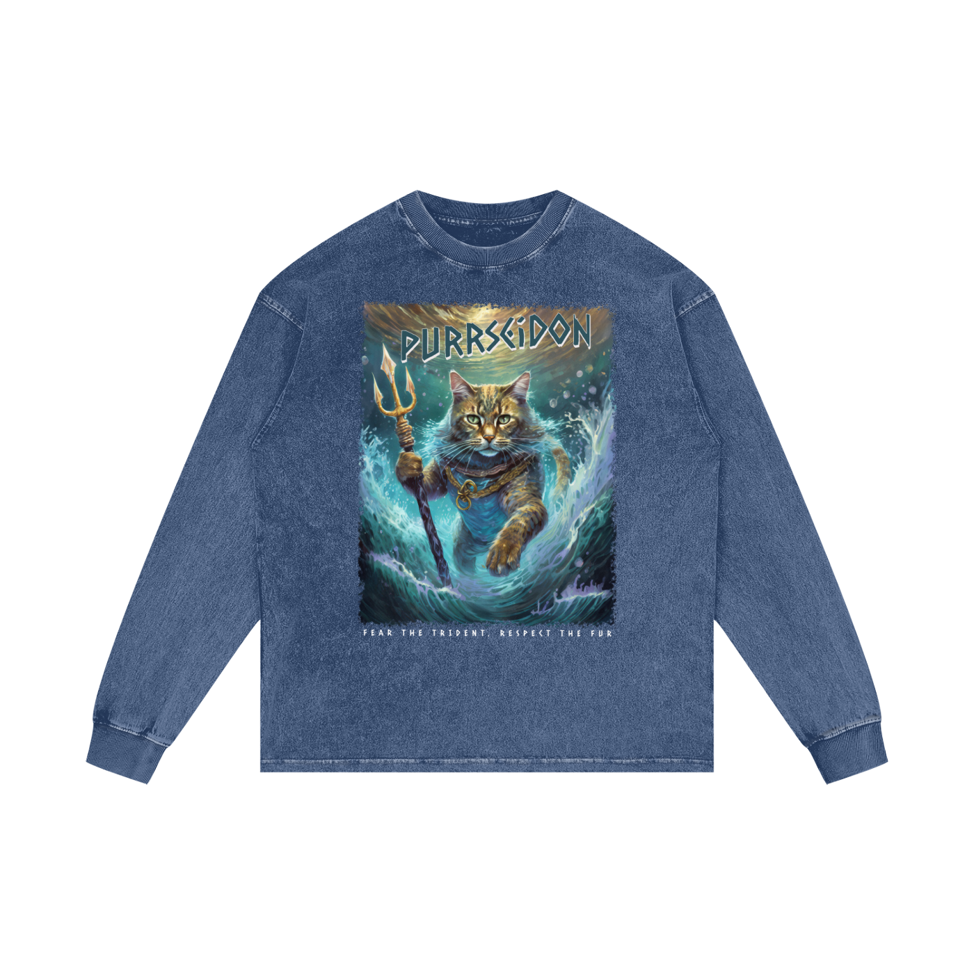 Cat,Purrseidon,Greek,Mythology 