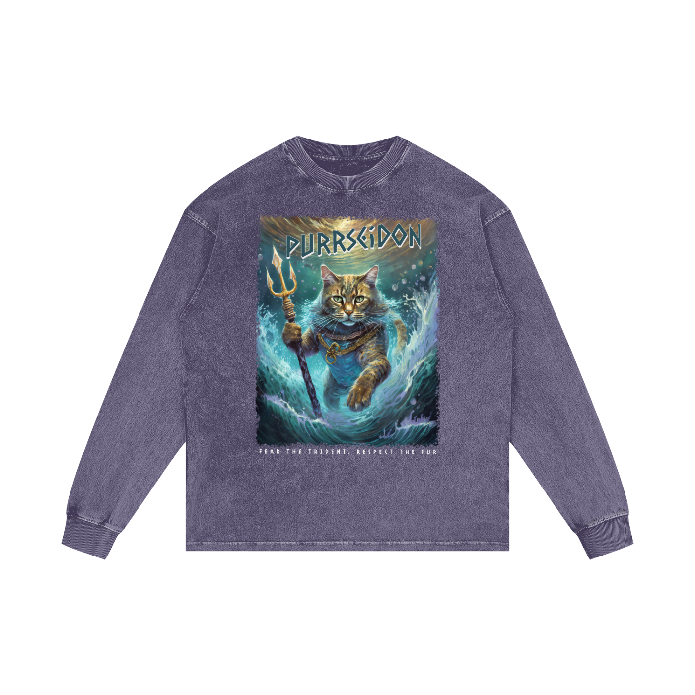 Cat,Purrseidon,Greek,Mythology 