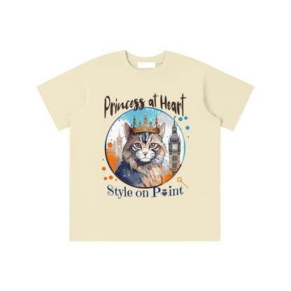 Cat,Princess,Heart,Kids