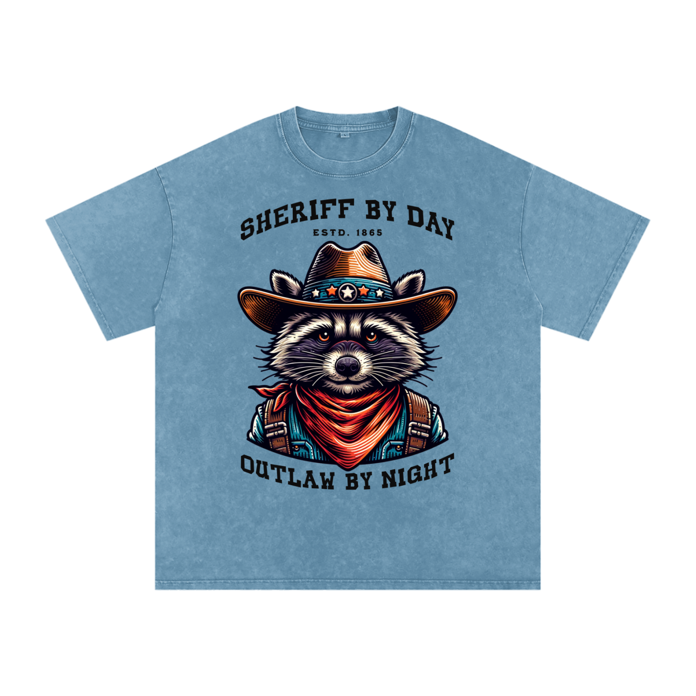 Raccoon,Sheriff,Outlaw,Day,Night