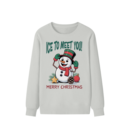 Snowman,Christmas,Ice,Meet,You