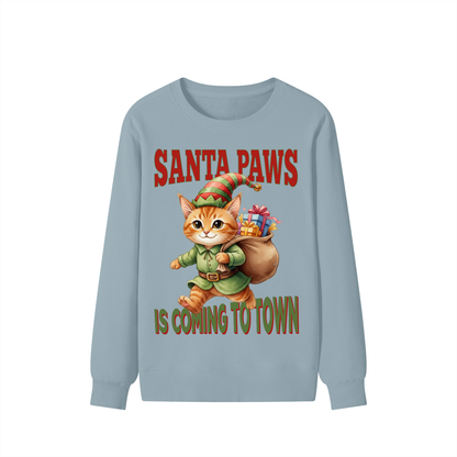 Christmas,Cat,Santa,Coming,Town