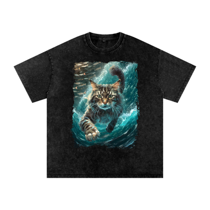 Cat,Swimming