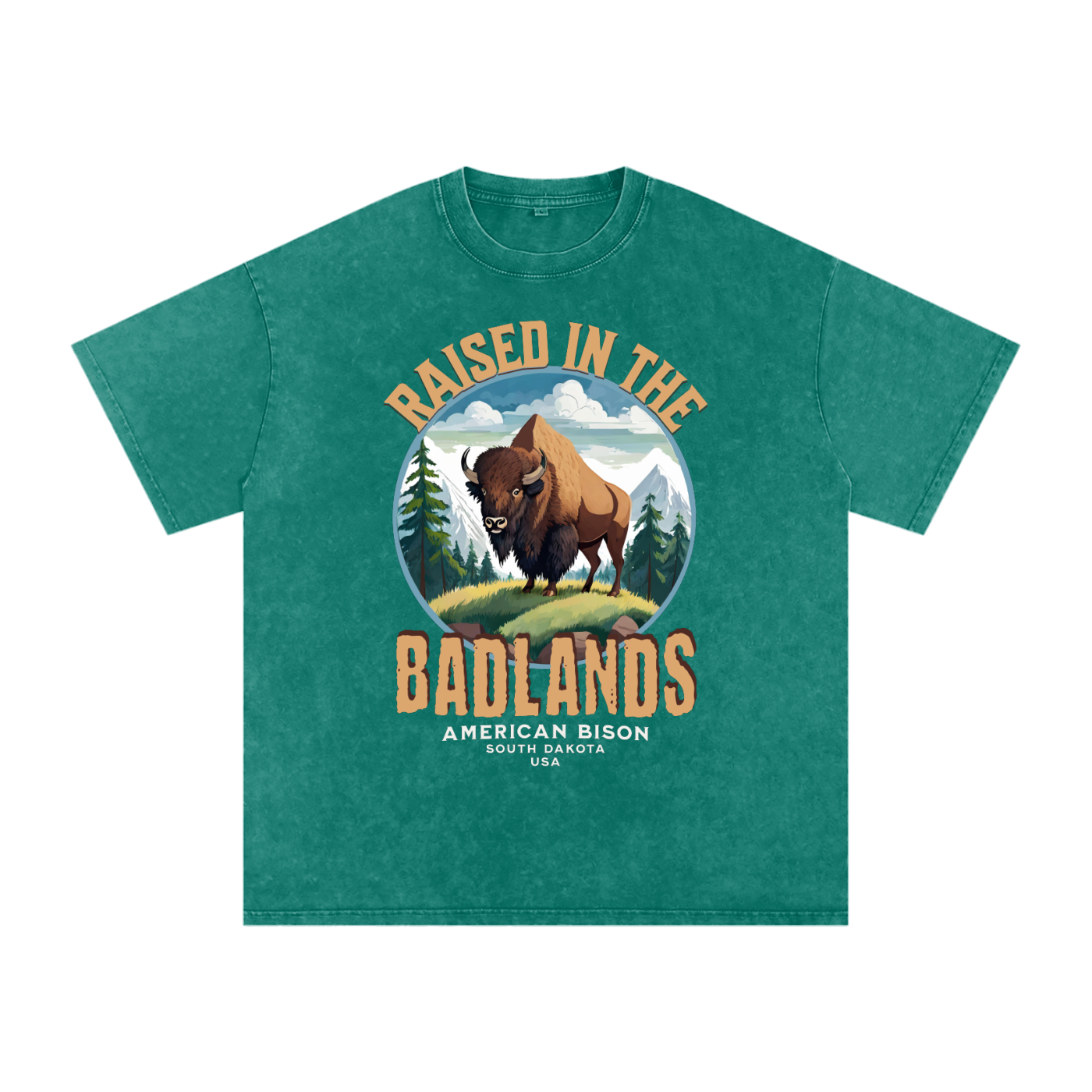 American Bison,Raised by the,Badlands