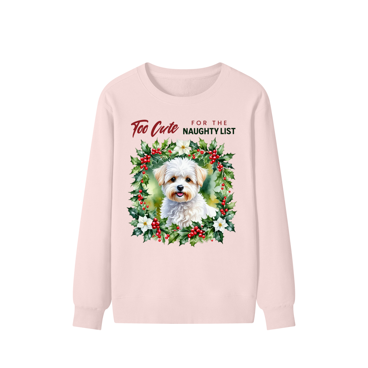 Christmas,Bichon,Frise,Cute,Naughty