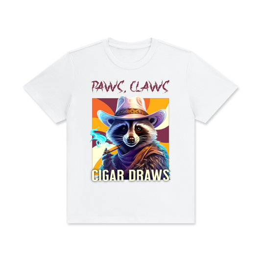 Raccoon,Paws,Claws,Cigar,Draws