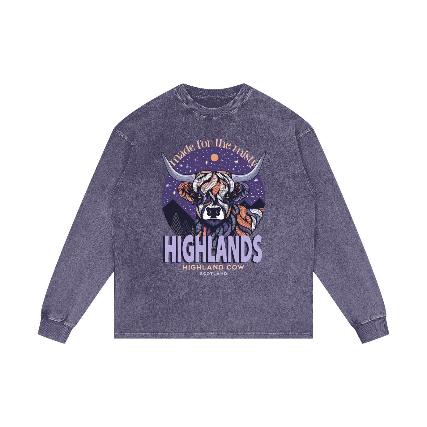 Highland Cow,Misty,Highlands