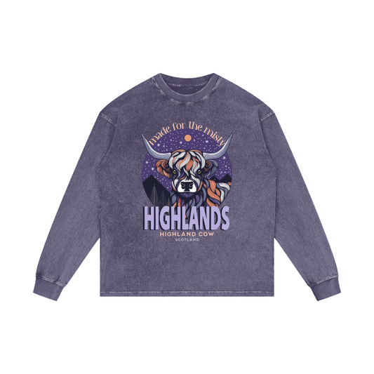 Highland Cow,Misty,Highlands