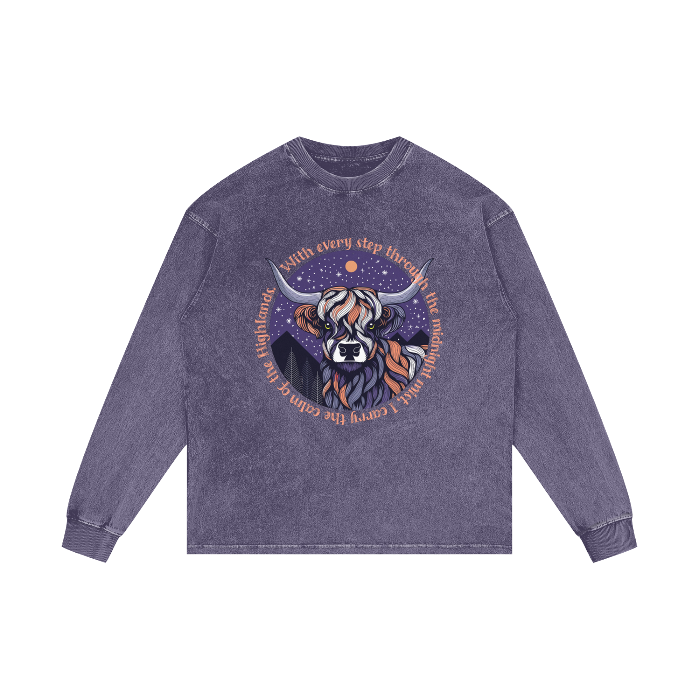 Calm,Misty,Mountain,Highland,Cow