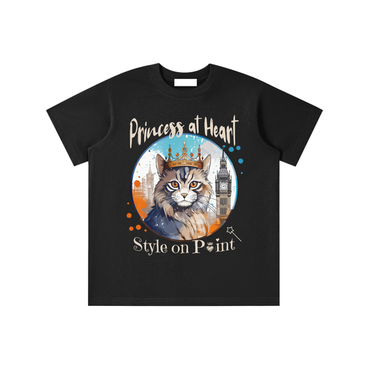 Cat,Princess,Heart,Kids