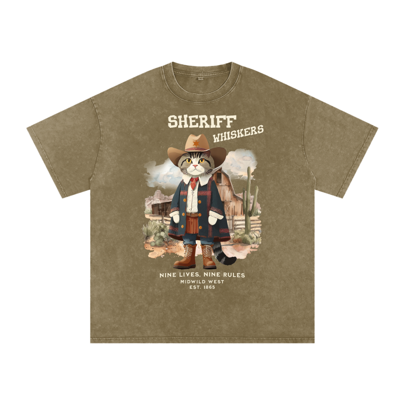 Cat,Sheriff Whiskers,Western