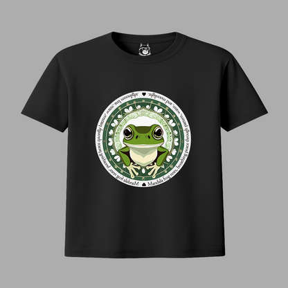 MANDALA FROG - Unisex Classic Crew Neck Cotton T-Shirt