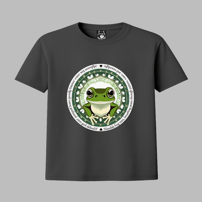 MANDALA FROG - Unisex Classic Crew Neck Cotton T-Shirt