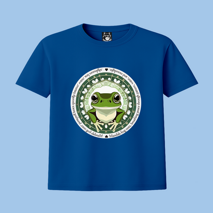 MANDALA FROG - Unisex Classic Crew Neck Cotton T-Shirt