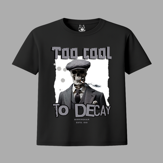 TOO COOL TO DECAY, SKELETON - Unisex Classic Crew Neck Cotton T-Shirt