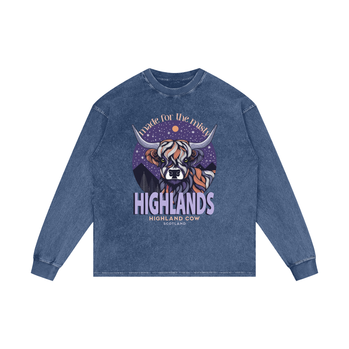 Highland Cow,Misty,Highlands