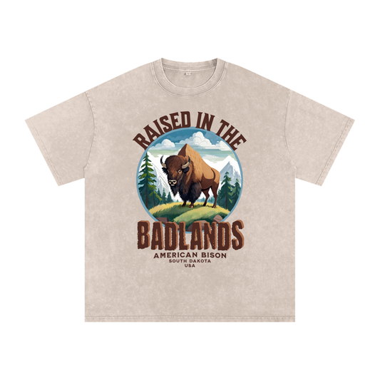 American Bison,Raised in the ,Badlands