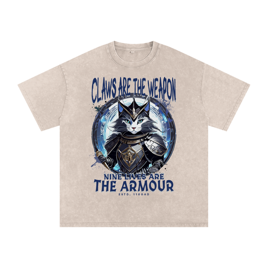 Knight,Cat,Claws,Nine,Lives