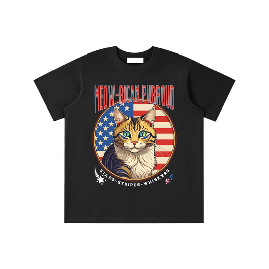 American,Cat,Proud,Kids