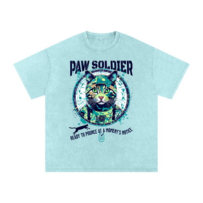 Army,Cat,Paw Soldier