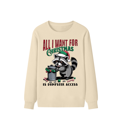 Christmas,Raccoon,Dumpster,Access