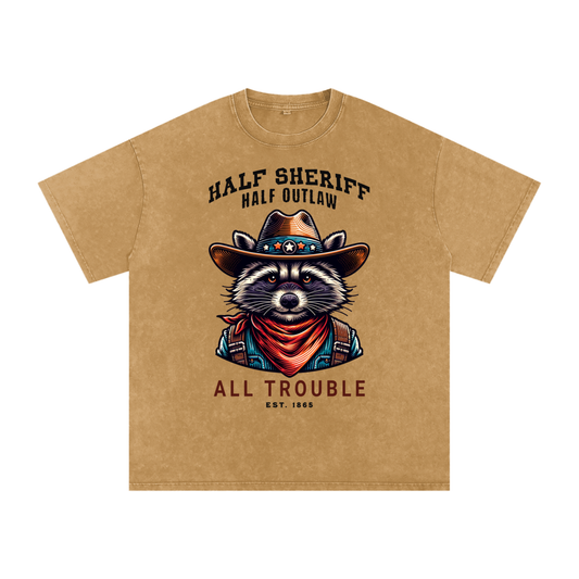 Raccoon,Sheriff,Outlaw,Trouble