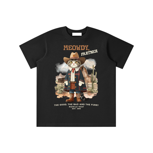 Cat,Meowdy,Western,Kids