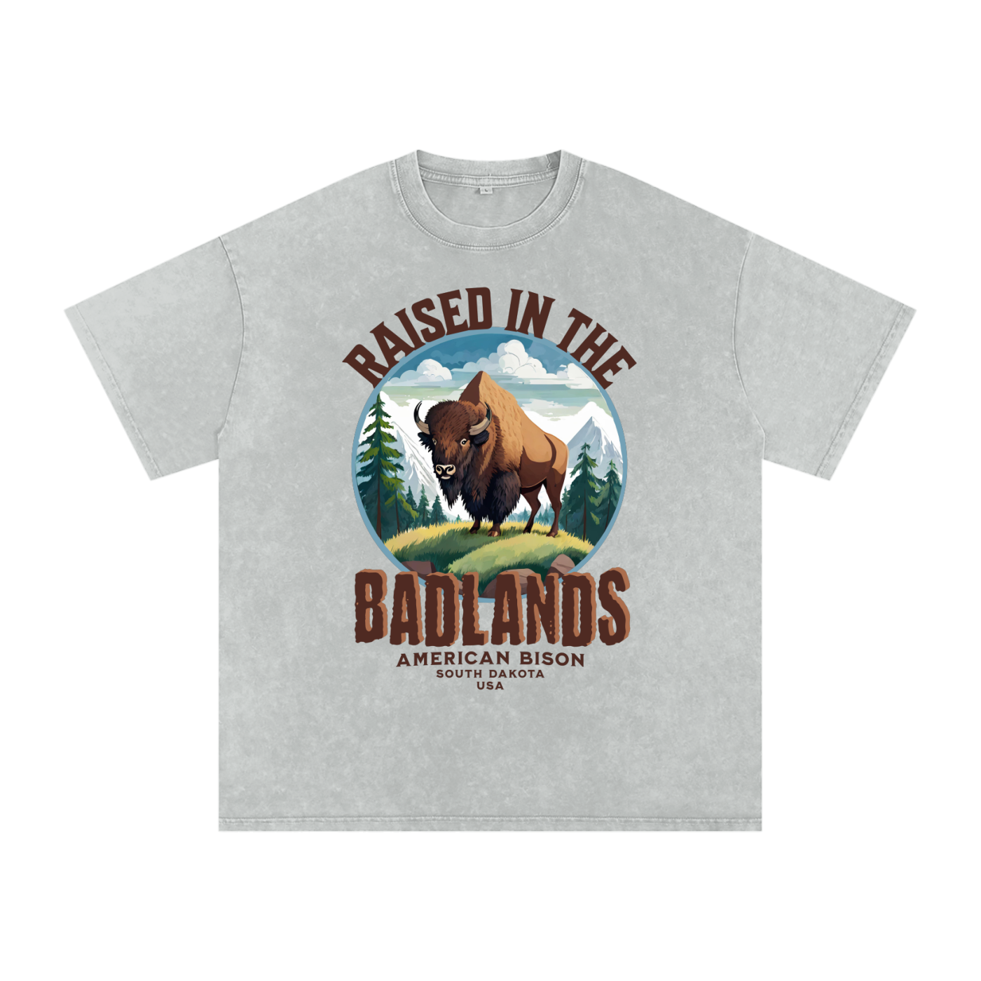American Bison,Raised in the ,Badlands