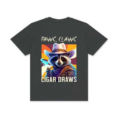 Raccoon,Paws,Claws,Cigar,Draws