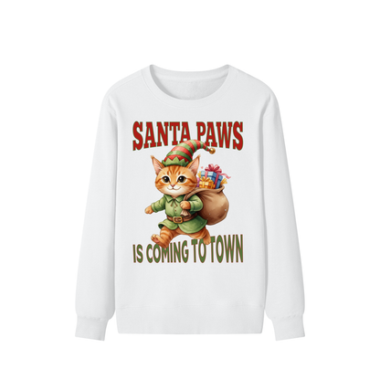 Christmas,Santa,Paws,Coming,Town,Cat