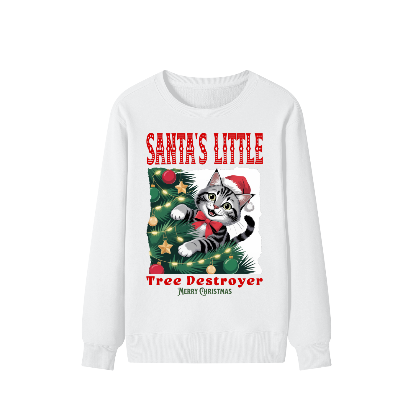 Christmas,Fun,Santa's,Tree,Destroyer,Cat